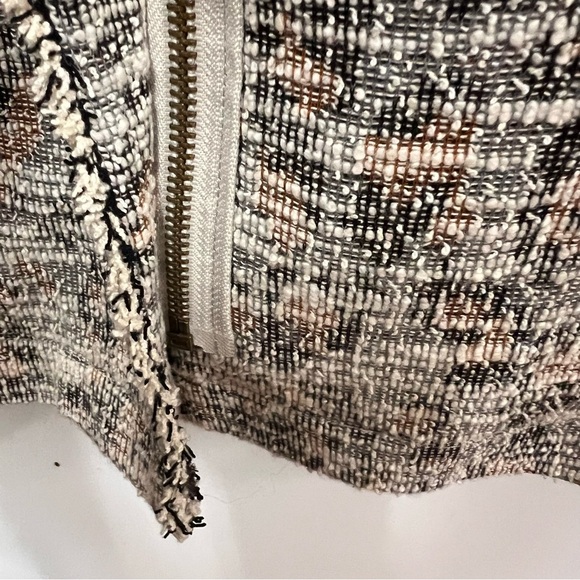 Dolan Anthropologie Leopard Tweed Longline Full Zip Jacket size Medium - Picture 6 of 12